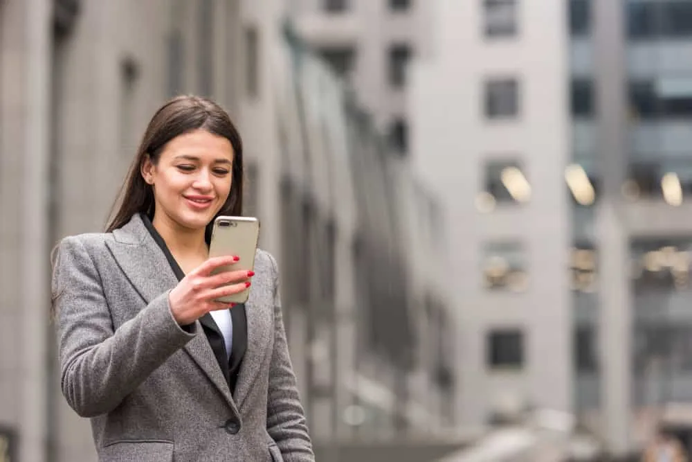 Businesswoman Using Tech Recruiting to her Advantage