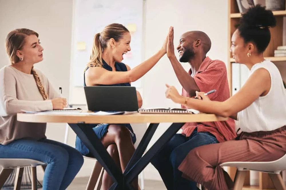 Technical recruiter successfully networking with relevant tech talent