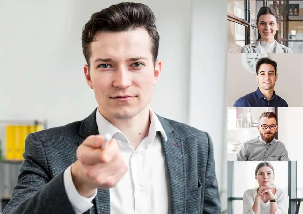External Candidates Attending Online Job Interview