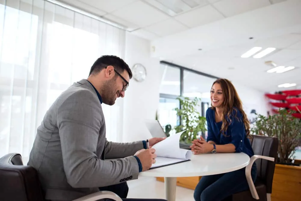 Hiring Manager Interviewing Candidate from Campus Recruitment