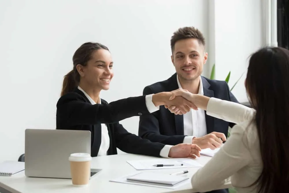 HR Representative Hiring Candidate after Shortlisting from Screening Platform