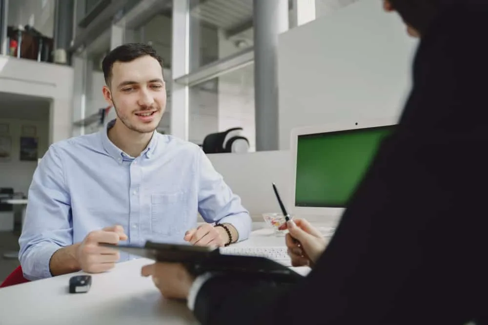 Recruiter Looking into Psychometric Assessment of Candidate before Hiring