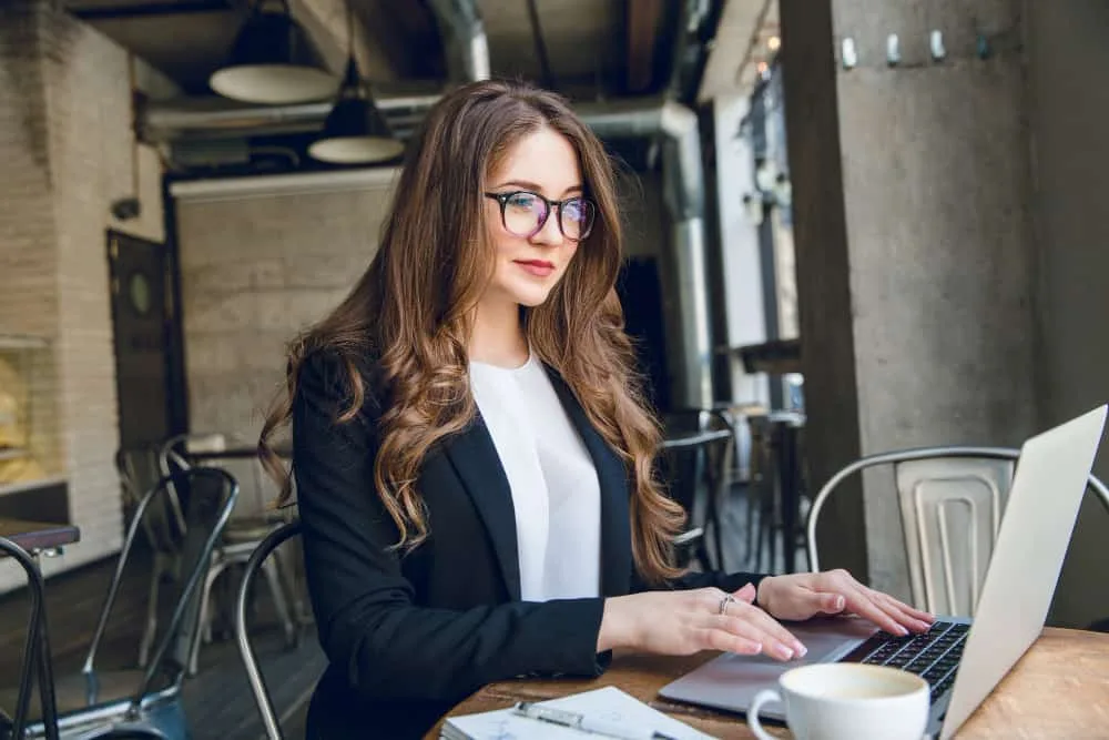 Recruiter Looking through Relevant Candidate Applications for Hiring