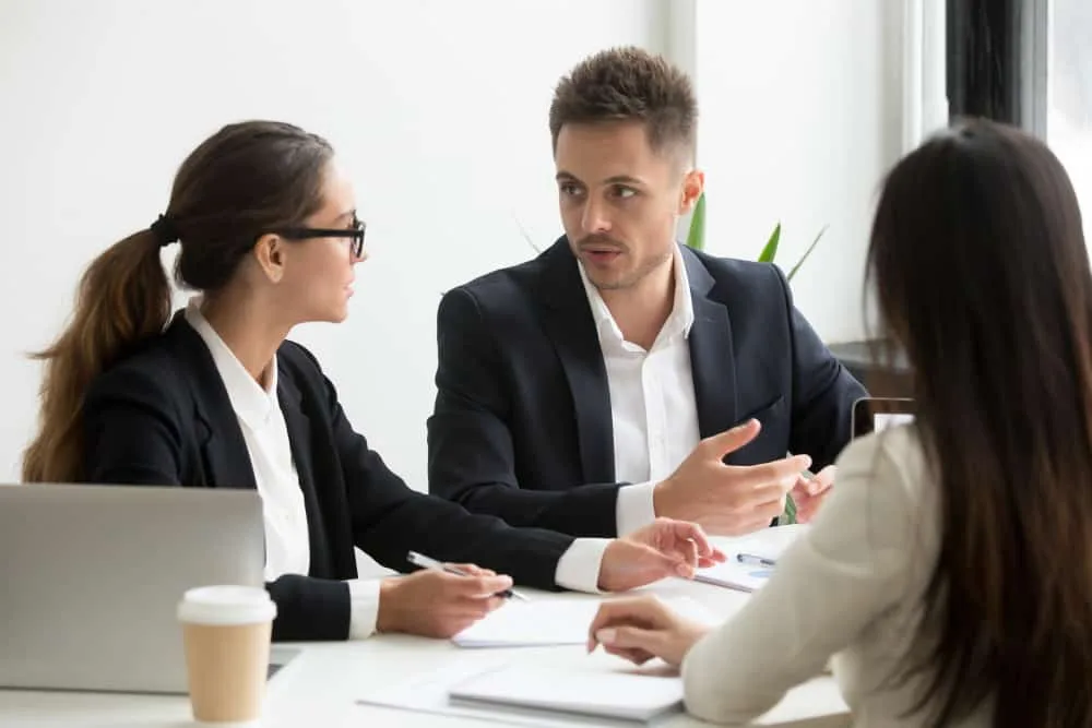 Recruiter Talking to Candidate's Reference