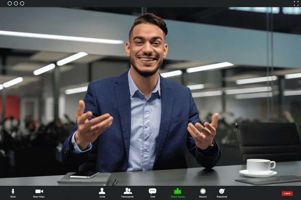 a-man-having-a-video-conference-online