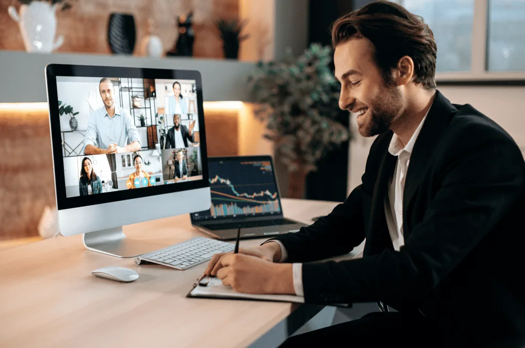 A Successful Candidate Smiling During His Interview