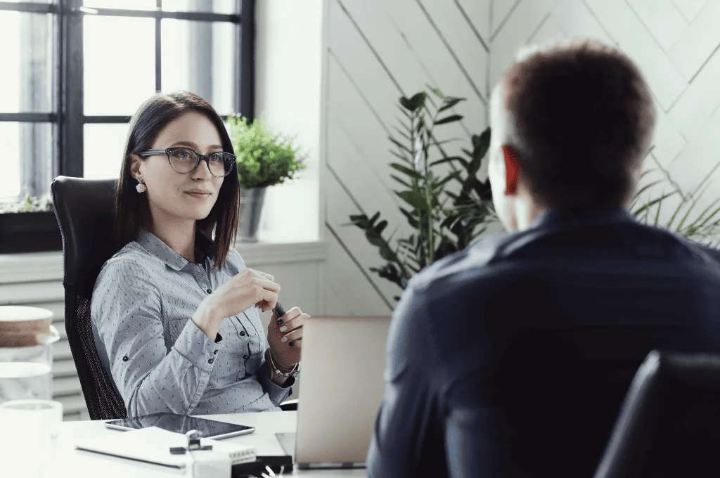 HR Manager Interviewing a Candidate