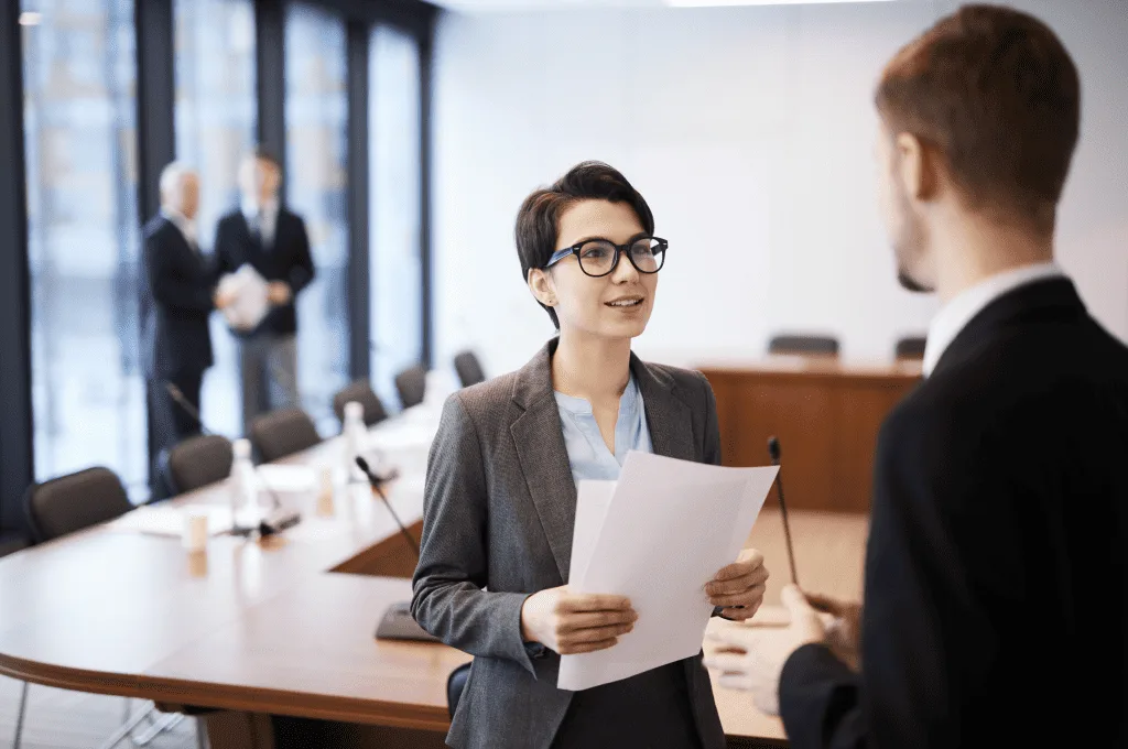 HR Representative Preparing the Candidate