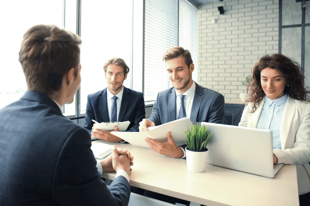 Job Interview With HR Team As They Listen to the Candidate's Answers