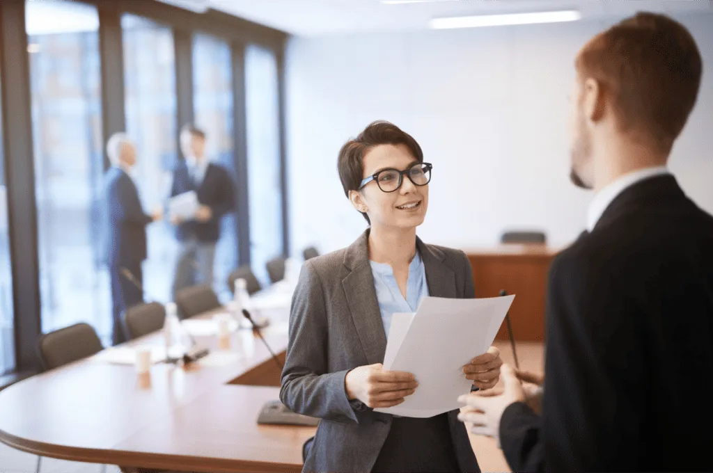 HR manager focusing on succession planning and long term talent development