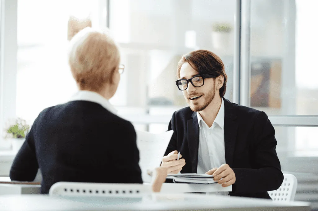 HR manager looking into accomplishments and responsibilities