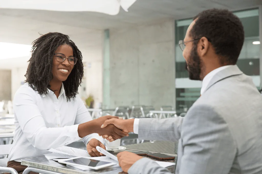 HR manager looking into situational and behavioral interviews