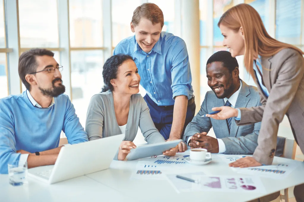 HR managers optimizing career page for mobile devices