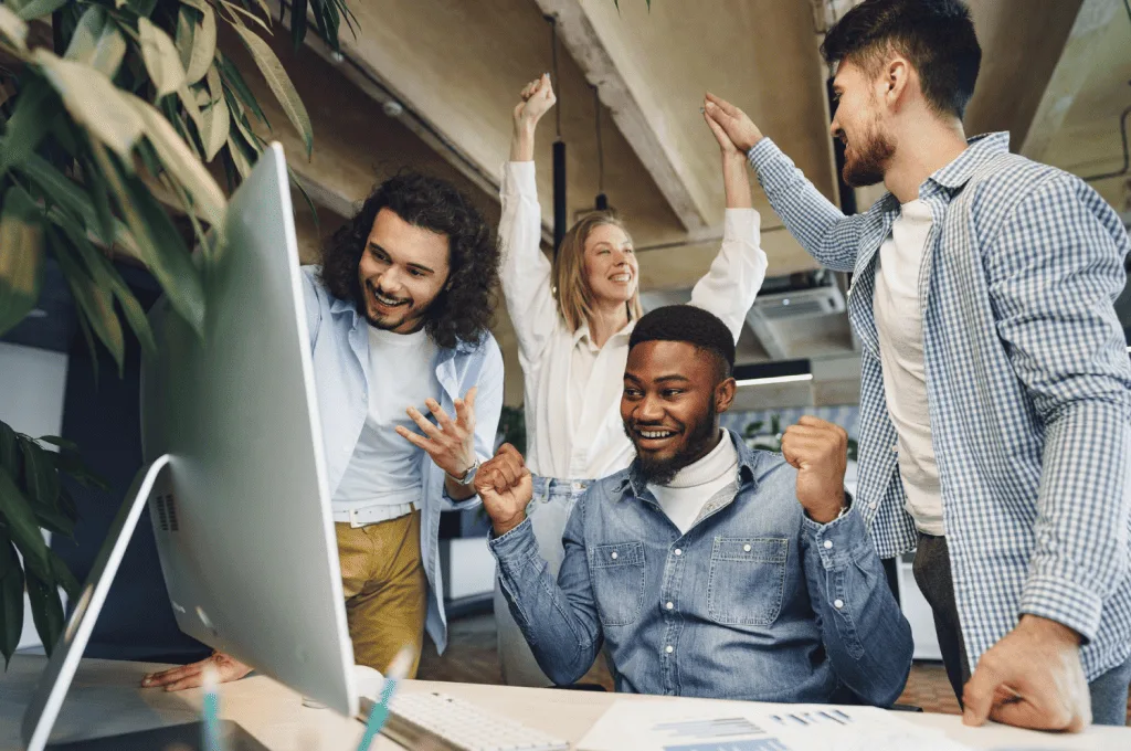HR team successfully implementing data privacy and security