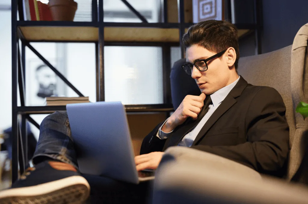 Recruiter applying predictive analytics