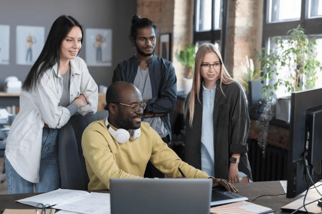 Recruiter Showcasing Company Culture through Language