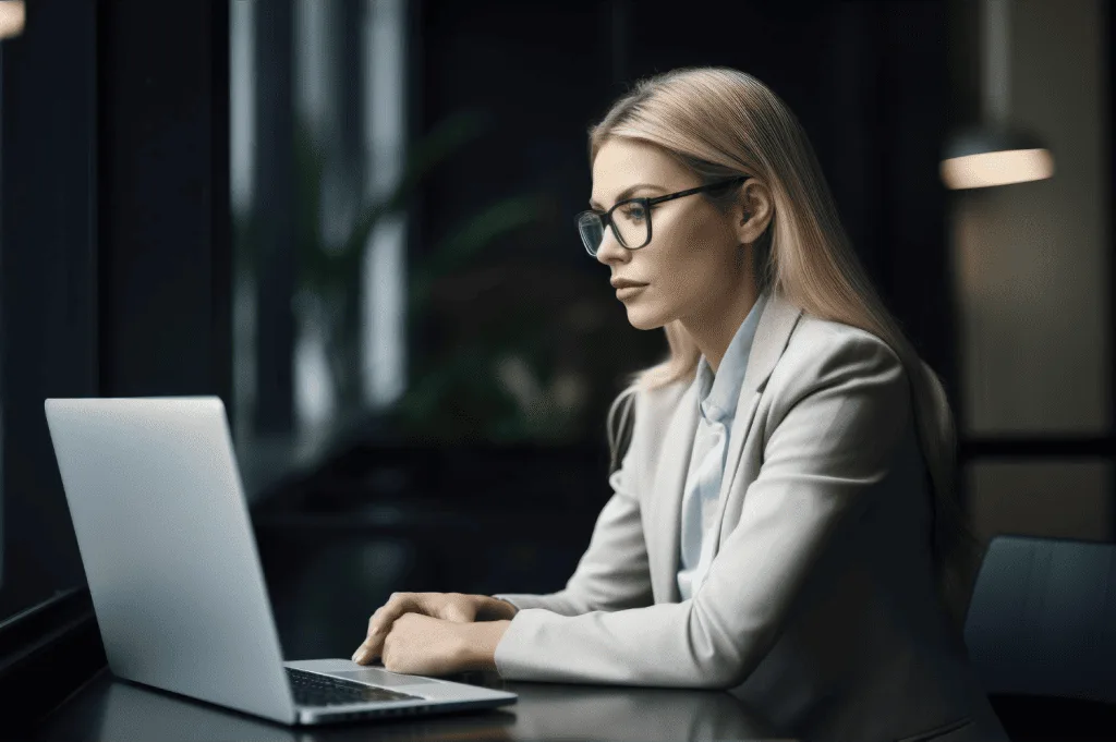 HR manager looking into Analytics and Insights