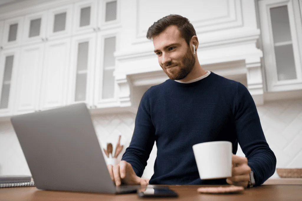 Recruiter reading HR magazine