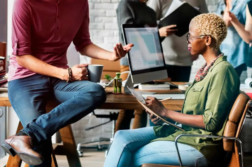 Gen Z Candidates Filling Out Candidate Survey For Recruitment