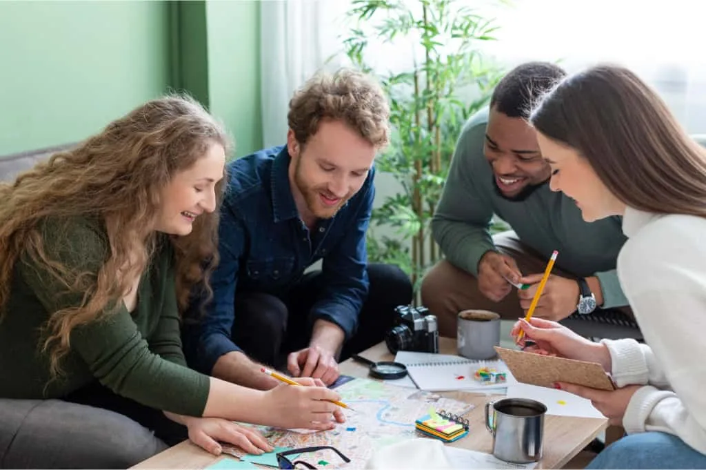 Gig Economy Workers Filling Out Freelancer Surveys