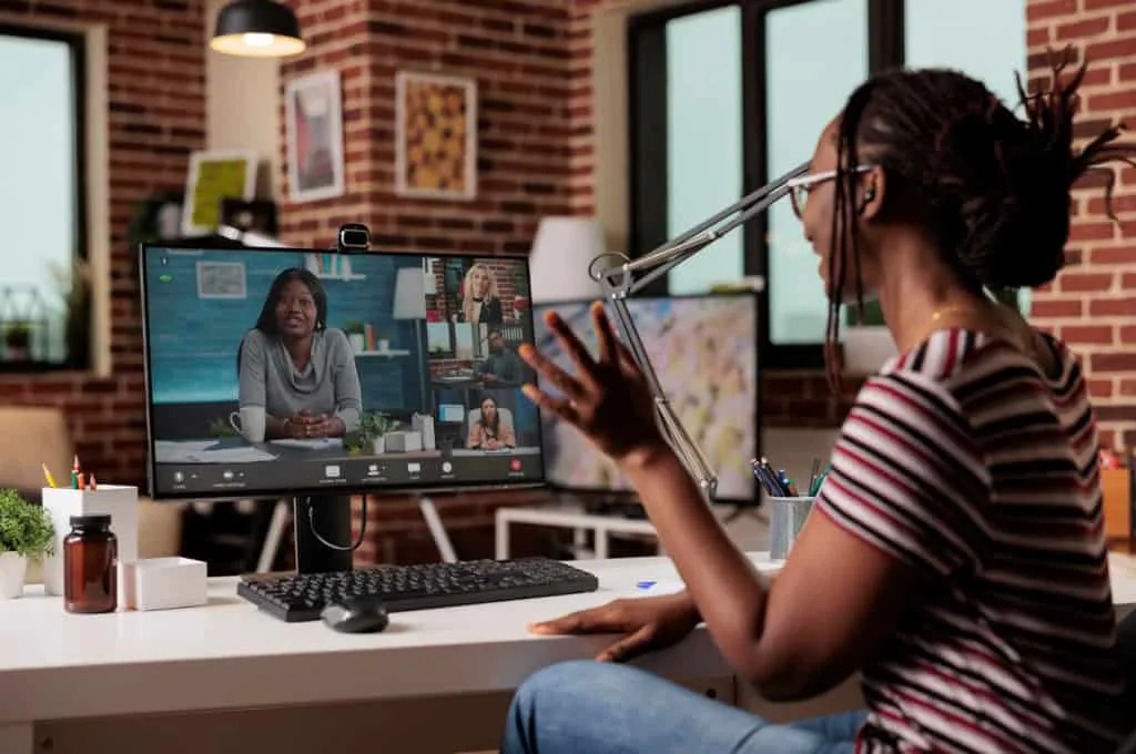 Recruiter Conducting Interviews For Remote Recruitment Process