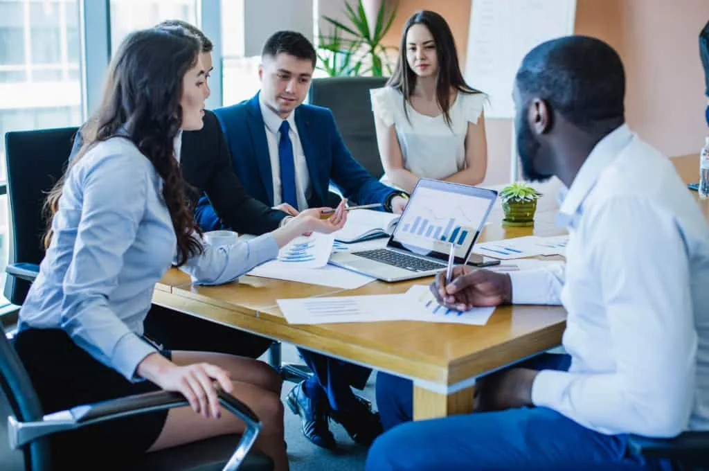 Recruiters Discussing Feedback Methods