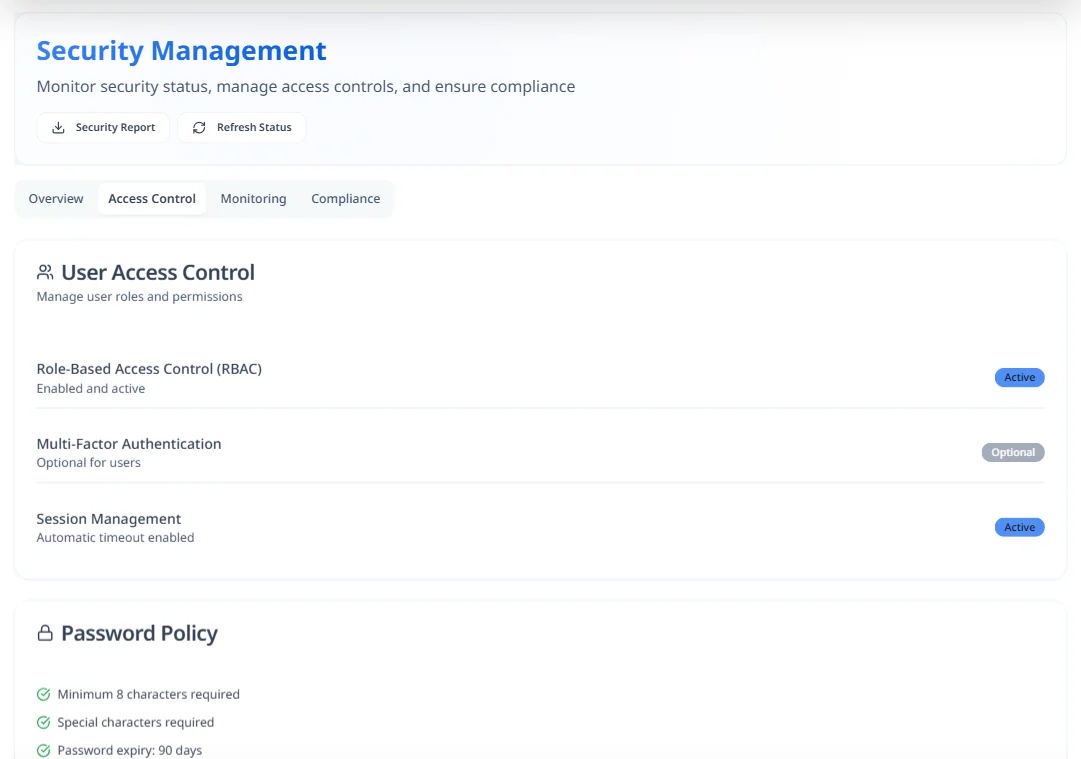 Password Policies - Hirebee Feature