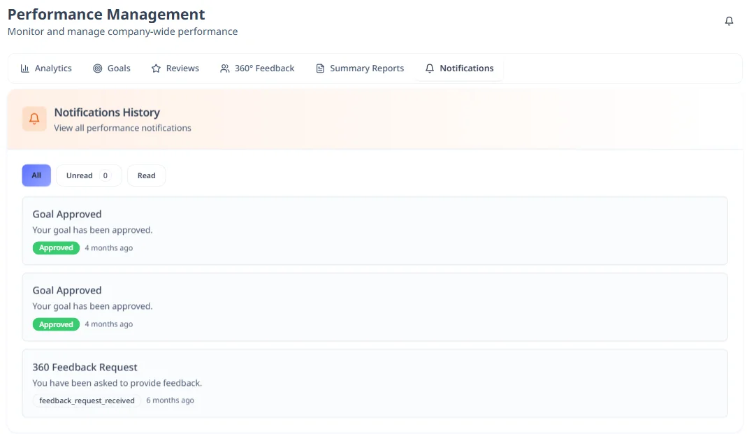 OKR Progress Tracking - Hirebee Feature