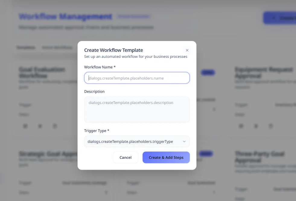 Visual Workflow Builder - Hirebee Feature
