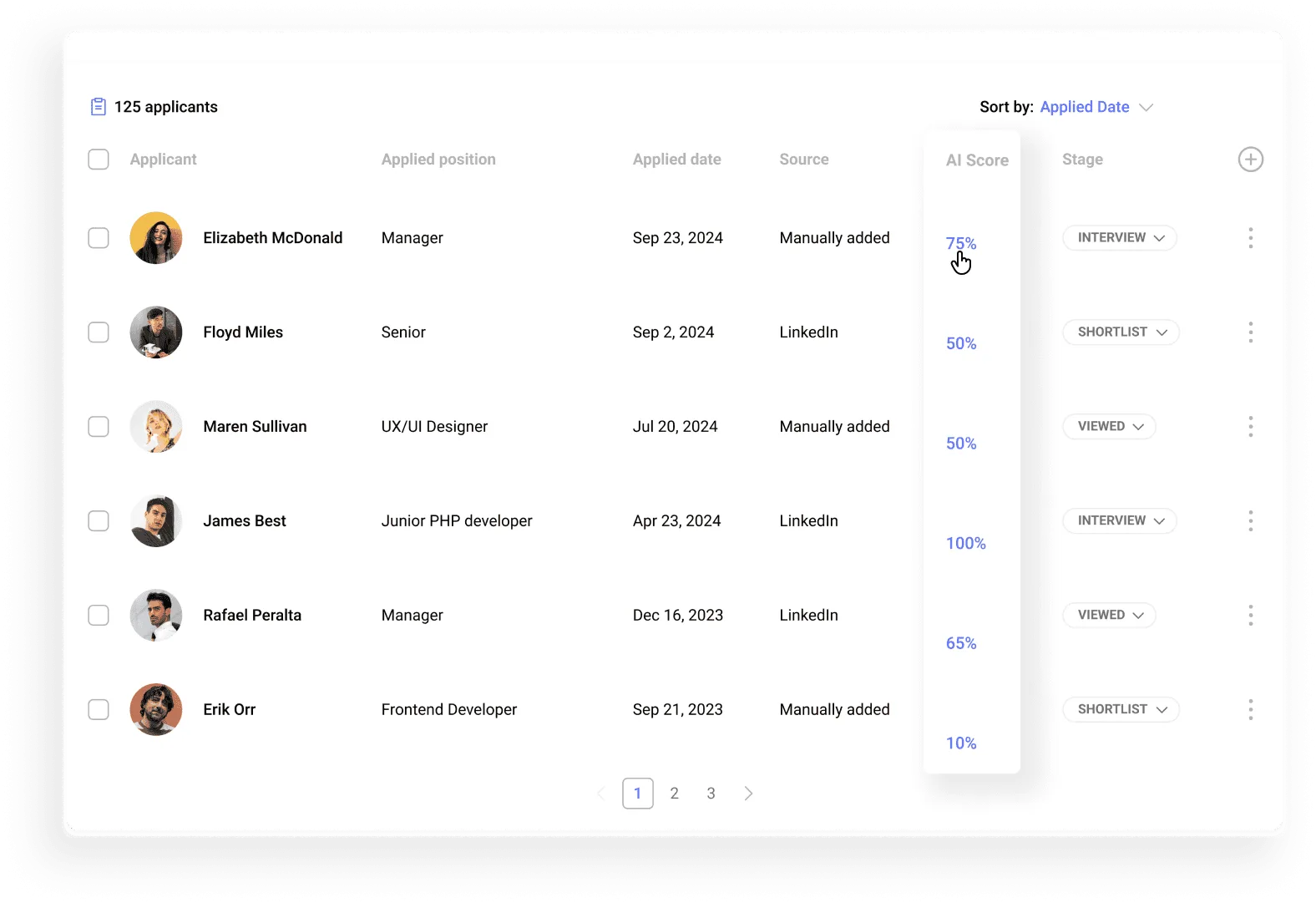 Intelligent Skill Matching: AI Resume Screening That Finds Top Talent - Hirebee Feature