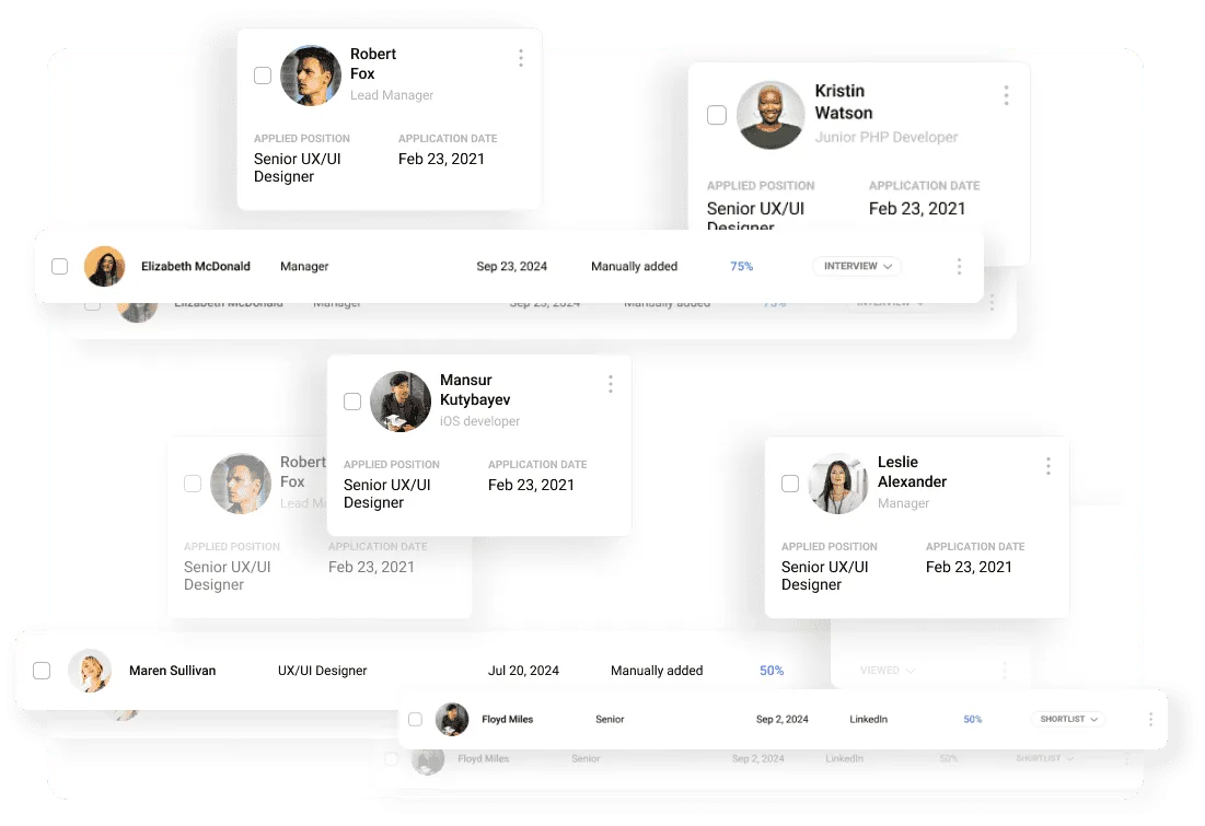 Smart Recommendations: Predictive Hiring with AI Talent Intelligence - Hirebee Feature