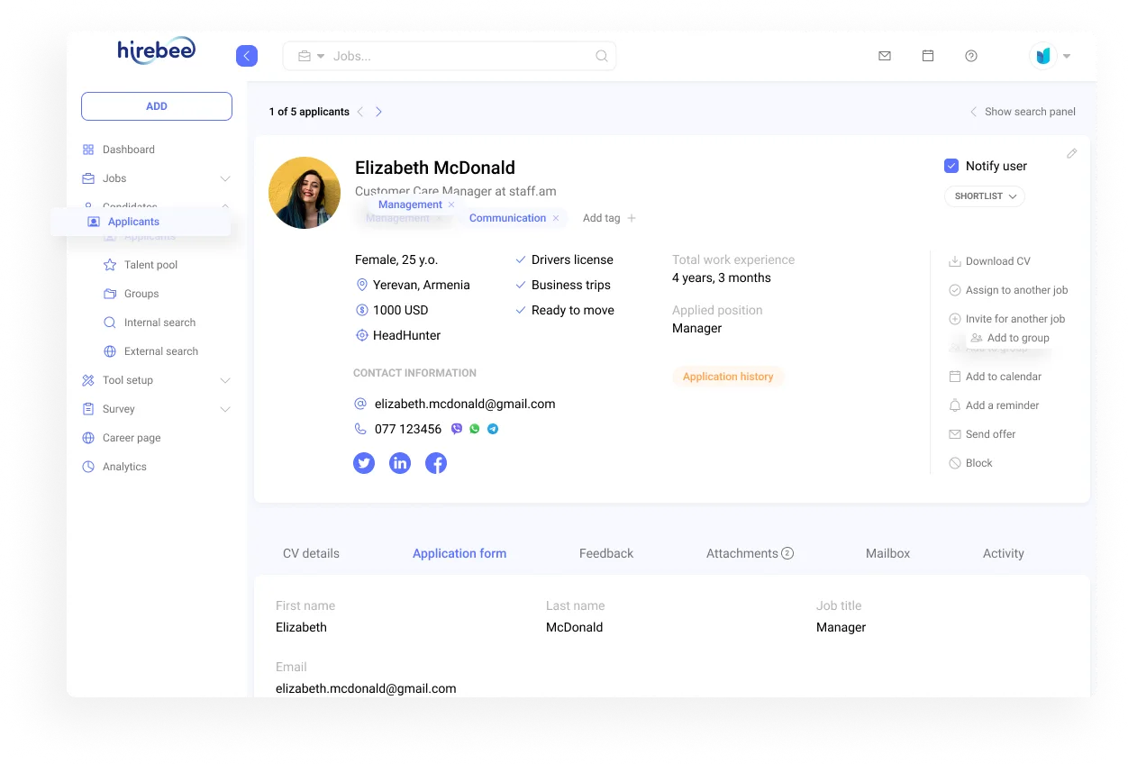 Automated Document Generation - Hirebee HRMS Feature